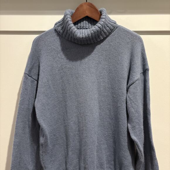 Alpaca‎ Warehouse Sweater Women Sz Large Turtleneck Pullover Knit Luxe Yarn Peru - Picture 3 of 9